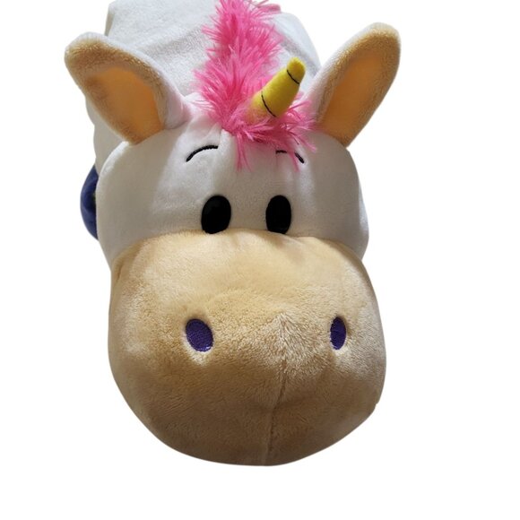 Flip A Zoo Unicorn Dragon Two In One Plush Animal 19" Stuffed Toy Reversible - Picture 9 of 16